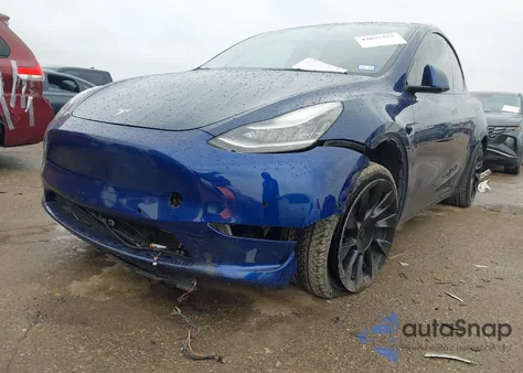 2021 Tesla Model Y Long Range Dual Motor All-Wheel Drive из США, поврежденный, VIN 5YJYGDEE0MF120625